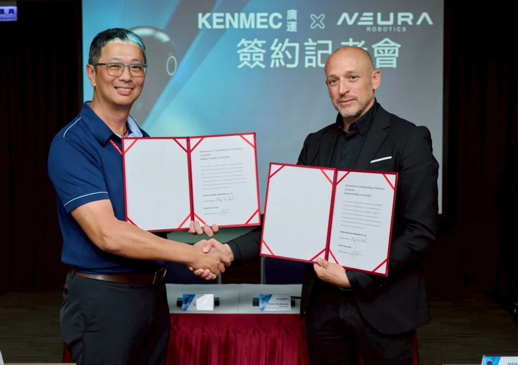 NEURA Robotics Kenmec Partnerhip in cognitive robotics