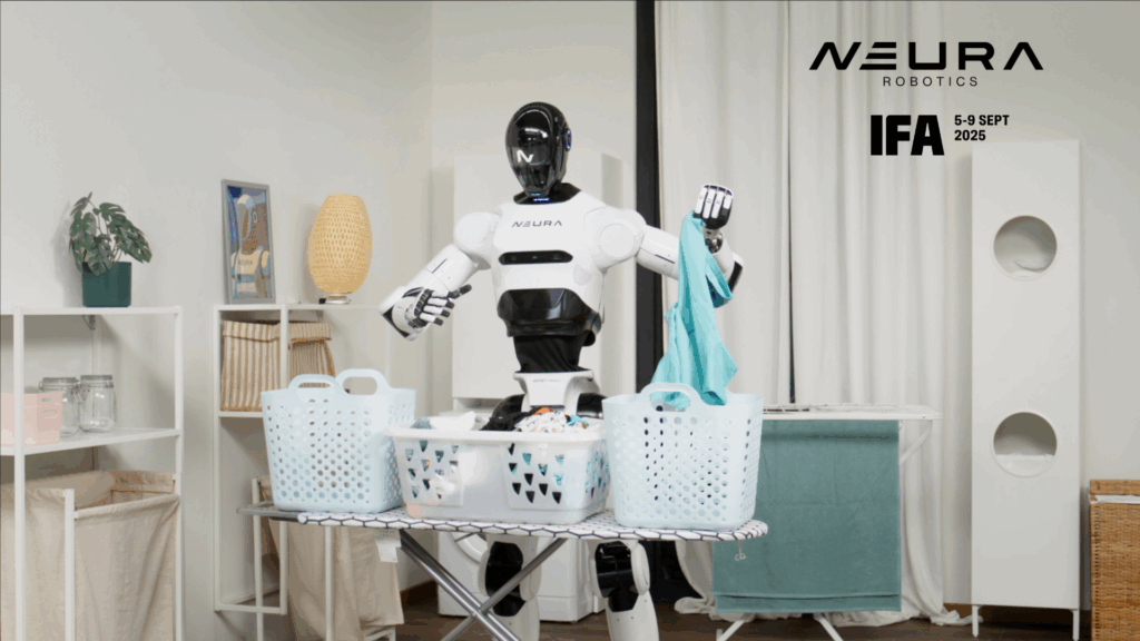 NEURA Robotics 4NE1 Sorting Laundry IFA Berlin